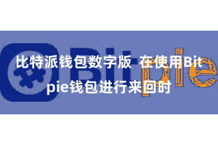 比特派钱包数字版 在使用Bitpie钱包进行来回时