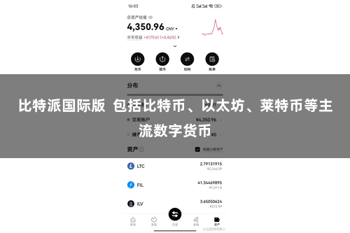 比特派国际版  包括比特币、以太坊、莱特币等主流数字货币